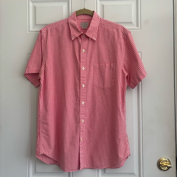 J. Crew Other - Men’s J. Crew Short Sleeve Gingham Shirt, Size Medium